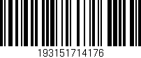 Código de barras (EAN, GTIN, SKU, ISBN): '193151714176'