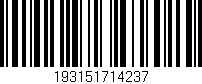 Código de barras (EAN, GTIN, SKU, ISBN): '193151714237'