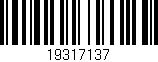 Código de barras (EAN, GTIN, SKU, ISBN): '19317137'
