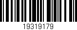 Código de barras (EAN, GTIN, SKU, ISBN): '19319179'