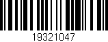 Código de barras (EAN, GTIN, SKU, ISBN): '19321047'