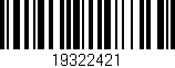 Código de barras (EAN, GTIN, SKU, ISBN): '19322421'