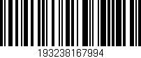 Código de barras (EAN, GTIN, SKU, ISBN): '193238167994'