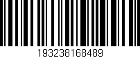 Código de barras (EAN, GTIN, SKU, ISBN): '193238168489'
