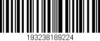 Código de barras (EAN, GTIN, SKU, ISBN): '193238189224'
