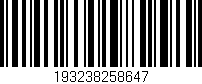 Código de barras (EAN, GTIN, SKU, ISBN): '193238258647'