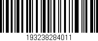Código de barras (EAN, GTIN, SKU, ISBN): '193238284011'