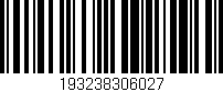 Código de barras (EAN, GTIN, SKU, ISBN): '193238306027'