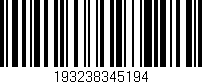 Código de barras (EAN, GTIN, SKU, ISBN): '193238345194'