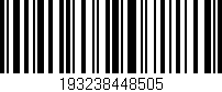 Código de barras (EAN, GTIN, SKU, ISBN): '193238448505'