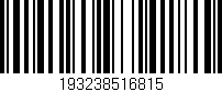 Código de barras (EAN, GTIN, SKU, ISBN): '193238516815'