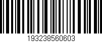Código de barras (EAN, GTIN, SKU, ISBN): '193238560603'