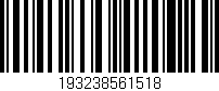 Código de barras (EAN, GTIN, SKU, ISBN): '193238561518'