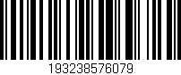 Código de barras (EAN, GTIN, SKU, ISBN): '193238576079'