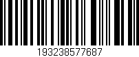 Código de barras (EAN, GTIN, SKU, ISBN): '193238577687'