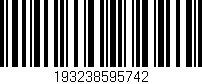 Código de barras (EAN, GTIN, SKU, ISBN): '193238595742'