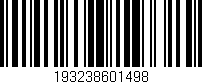 Código de barras (EAN, GTIN, SKU, ISBN): '193238601498'