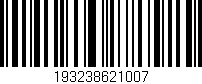 Código de barras (EAN, GTIN, SKU, ISBN): '193238621007'