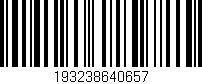 Código de barras (EAN, GTIN, SKU, ISBN): '193238640657'