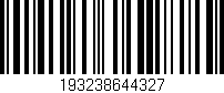 Código de barras (EAN, GTIN, SKU, ISBN): '193238644327'