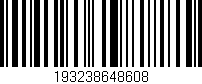 Código de barras (EAN, GTIN, SKU, ISBN): '193238648608'