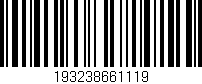 Código de barras (EAN, GTIN, SKU, ISBN): '193238661119'