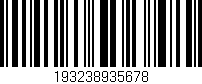 Código de barras (EAN, GTIN, SKU, ISBN): '193238935678'