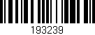 Código de barras (EAN, GTIN, SKU, ISBN): '193239'