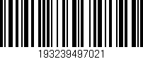 Código de barras (EAN, GTIN, SKU, ISBN): '193239497021'