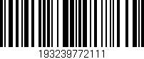 Código de barras (EAN, GTIN, SKU, ISBN): '193239772111'