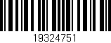 Código de barras (EAN, GTIN, SKU, ISBN): '19324751'