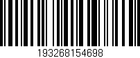 Código de barras (EAN, GTIN, SKU, ISBN): '193268154698'