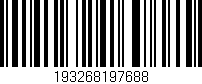 Código de barras (EAN, GTIN, SKU, ISBN): '193268197688'