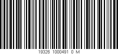 Código de barras (EAN, GTIN, SKU, ISBN): '19326_1000491_0_M'