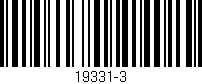 Código de barras (EAN, GTIN, SKU, ISBN): '19331-3'