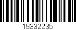 Código de barras (EAN, GTIN, SKU, ISBN): '19332235'