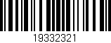 Código de barras (EAN, GTIN, SKU, ISBN): '19332321'
