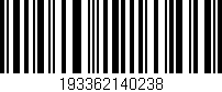 Código de barras (EAN, GTIN, SKU, ISBN): '193362140238'