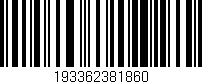 Código de barras (EAN, GTIN, SKU, ISBN): '193362381860'
