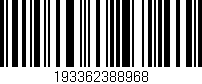 Código de barras (EAN, GTIN, SKU, ISBN): '193362388968'