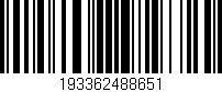 Código de barras (EAN, GTIN, SKU, ISBN): '193362488651'