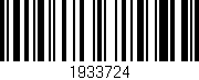 Código de barras (EAN, GTIN, SKU, ISBN): '1933724'