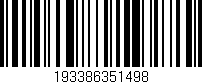 Código de barras (EAN, GTIN, SKU, ISBN): '193386351498'