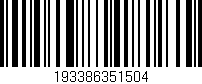 Código de barras (EAN, GTIN, SKU, ISBN): '193386351504'