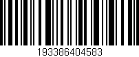 Código de barras (EAN, GTIN, SKU, ISBN): '193386404583'