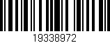 Código de barras (EAN, GTIN, SKU, ISBN): '19338972'