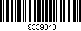 Código de barras (EAN, GTIN, SKU, ISBN): '19339048'