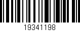 Código de barras (EAN, GTIN, SKU, ISBN): '19341198'