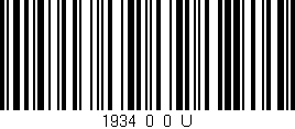 Código de barras (EAN, GTIN, SKU, ISBN): '1934_0_0_U'
