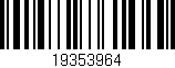 Código de barras (EAN, GTIN, SKU, ISBN): '19353964'